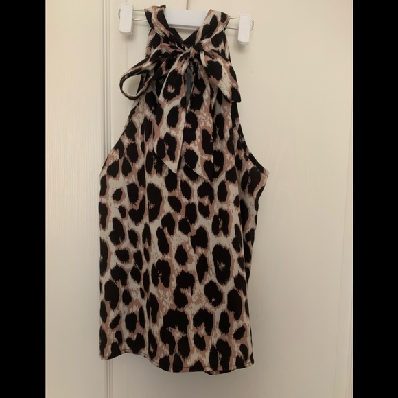 Leopard Print Top Size Small - Picture 3 of 3